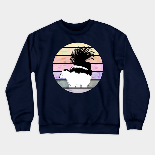 Skunk Crewneck Sweatshirt by momomoma